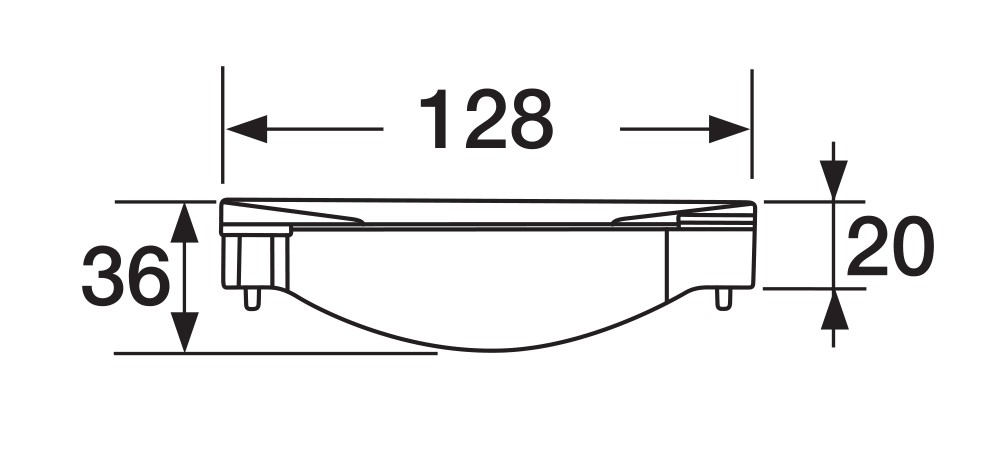 CAB 131A - PVC tijelo kanala bez rešetke